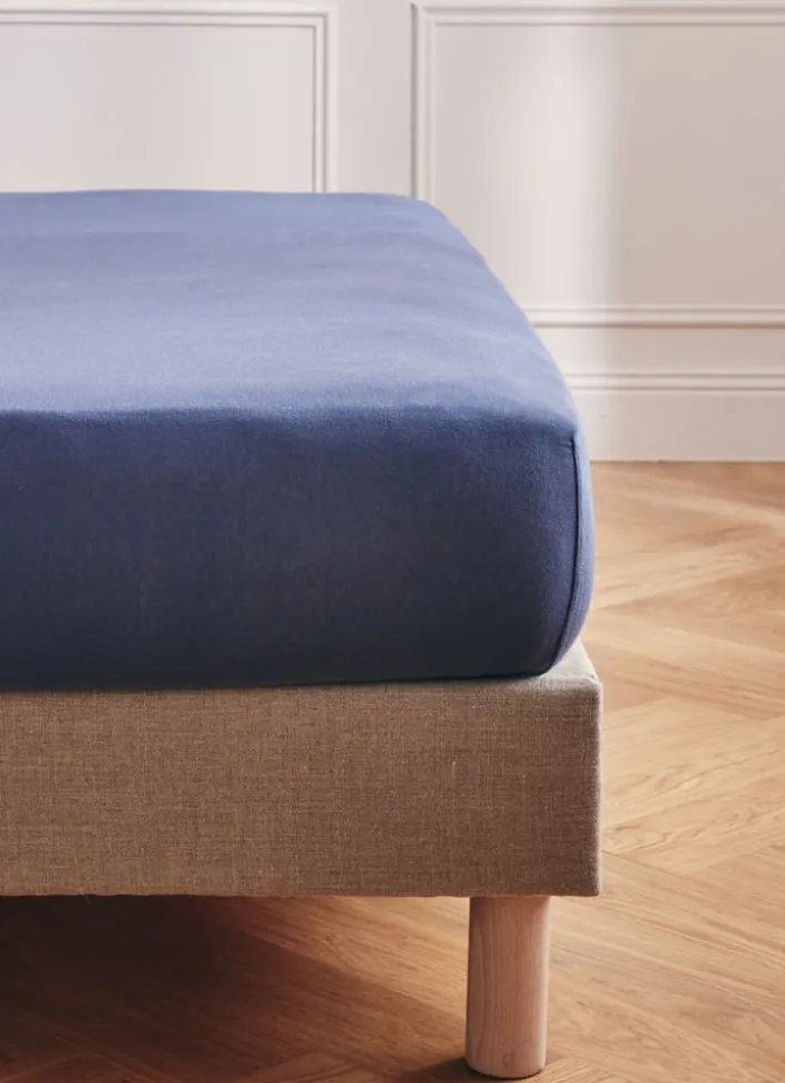 DRAP HOUSSE EN JERSEY EMILOU BLEU