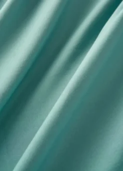 DRAP HOUSSE UNI EN PERCALE DE COTON BLEU MINÉRAL