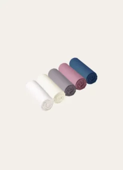 DRAP HOUSSE UNI EN SATIN DE COTON IVOIRE