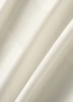DRAP HOUSSE UNI EN SATIN DE COTON IVOIRE