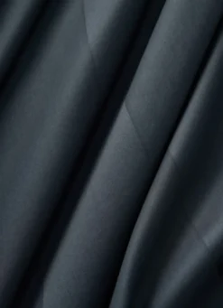 DRAP HOUSSE UNI EN SATIN DE COTON MARINE