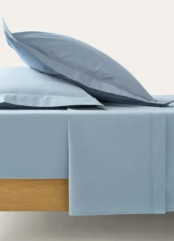 DRAP PLAT UNI EN PERCALE DE COTON ORAGE
