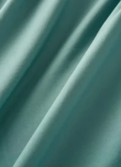 DRAP PLAT UNI EN PERCALE DE COTON BLEU MINÉRAL