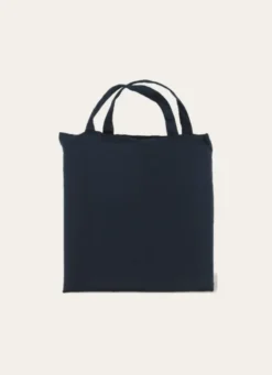DRAP PLAT UNI SATIN DE COTON RAYURES JACQUARD MARINE