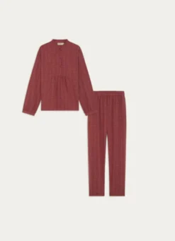 ENSEMBLE DE PYJAMA EN COTON ROSE
