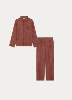 ENSEMBLE DE PYJAMA À MOTIF ROSE FONCE