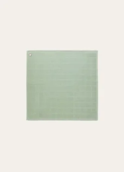 ESSUIE-MAINS À CARREAUX EN COTON AQUA