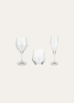 FLUTE EN CRISTALLIN TRANSPARENT
