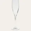 FLUTE EN VERRE TRANSPARENT