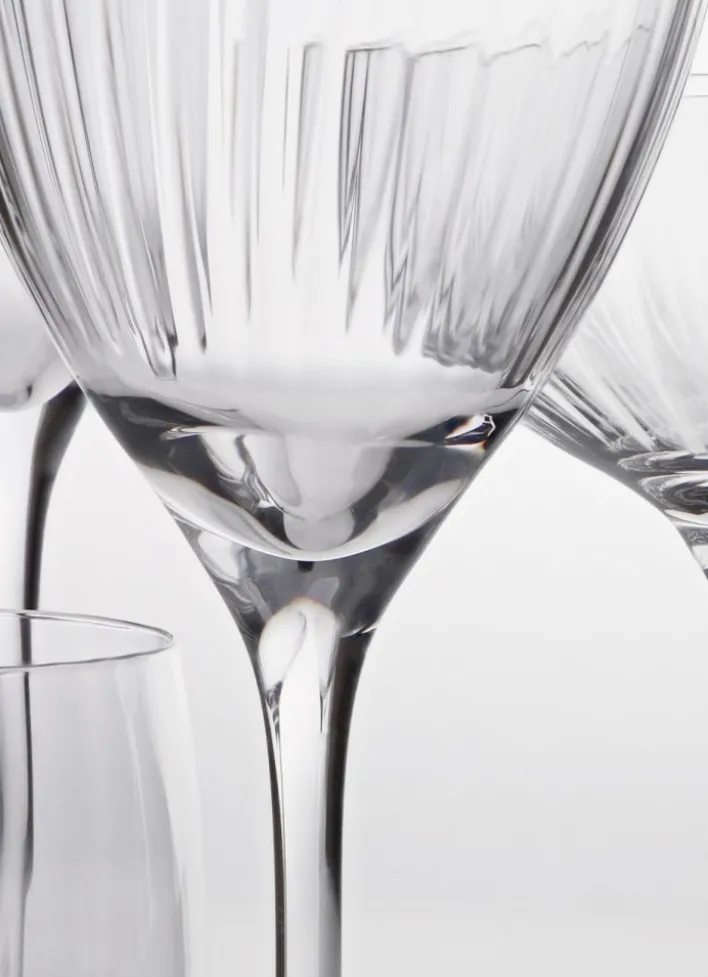 FLUTE EN VERRE TRANSPARENT