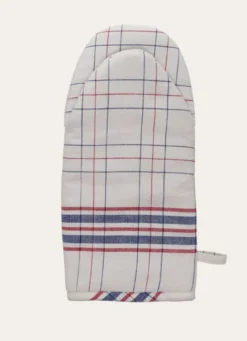 GANT DE CUISINE À CARREAUXBLANC