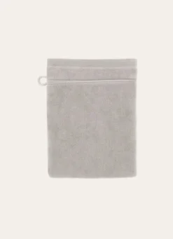 GANT DE TOILETTE UNI EN COTON 500GR GRIS PERLE