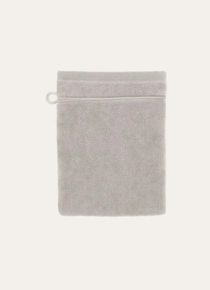 GANT DE TOILETTE UNI EN COTON 500GR GRIS PERLE