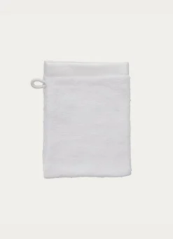 GANT DE TOILETTE UNI EN COTON MOELLEUX 550GR BLANC