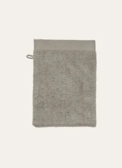 GANT DE TOILETTE UNI EN COTON MOELLEUX 550GR GREGE