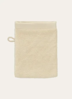 GANT DE TOILETTE UNI EN COTON MOELLEUX 550GR BEIGE NATUREL