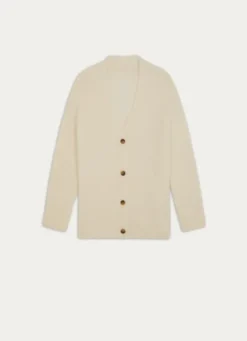 GILET EN TRICOT ECRU