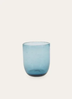 GOBELET EN VERRE BLEU