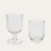 GOBELET EN VERRE TRANSPARENT