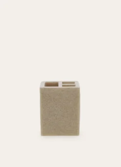 GOBELET PORTE-BROSSE À DENTS GRIS EN ARDOISE NATUREL