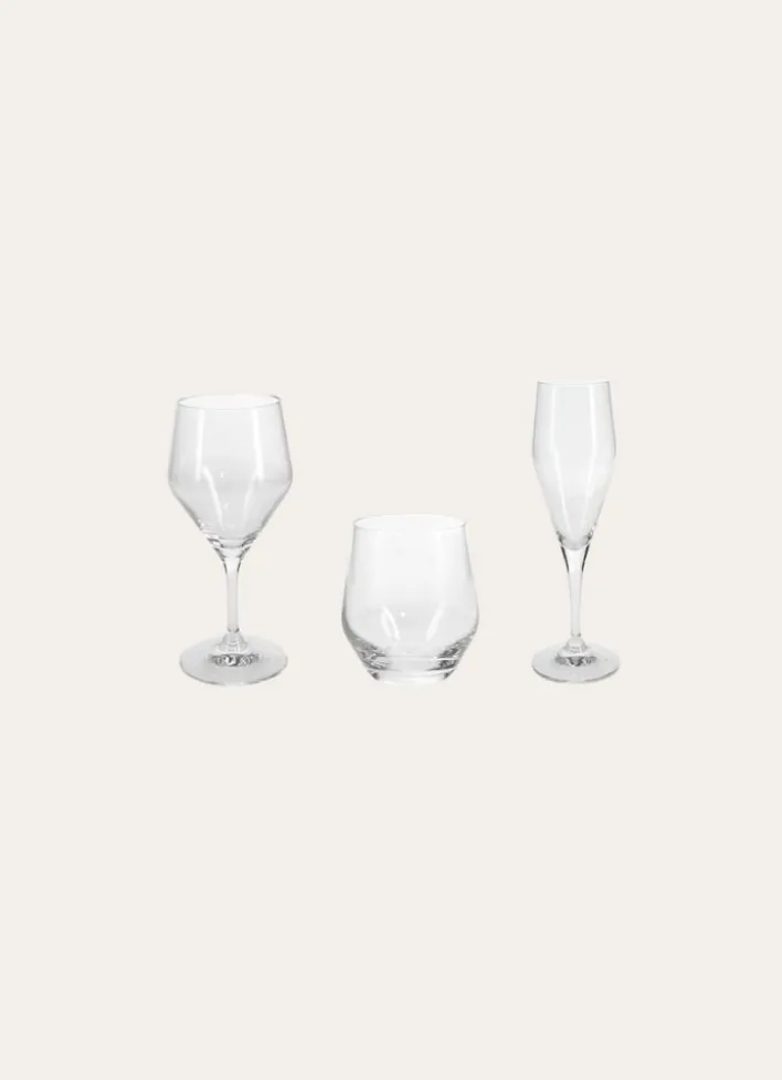 GRAND VERRE À VIN EN CRISTALLIN TRANSPARENT