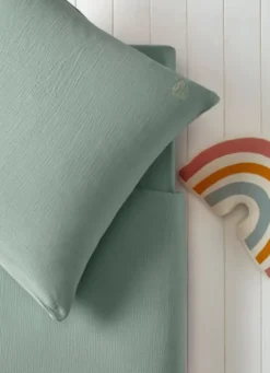 HOUSSE DE COUETTE ENFANT EN GAZE DE COTON MOUSSE