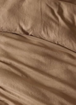HOUSSE DE COUETTE EN LIN LAVÉ TAUPE