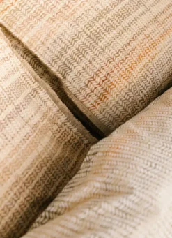 HOUSSE DE COUETTE EN PERCALE LAVÉE TAIGA MULTICOLORE