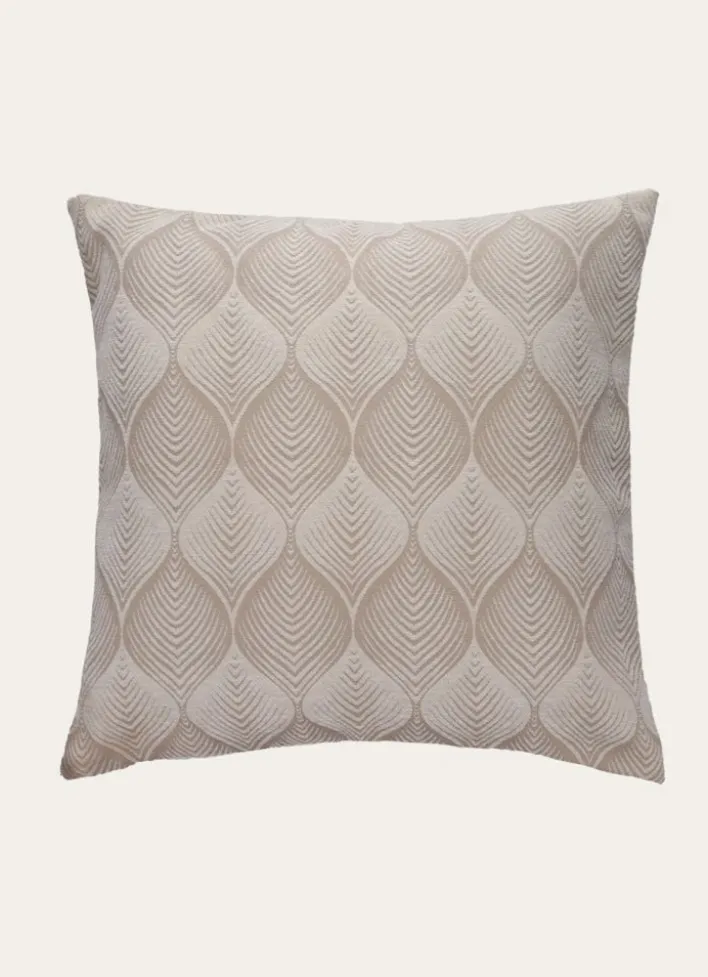 HOUSSE DE COUSSIN EN JACQUARD CHENILLE IVOIRE