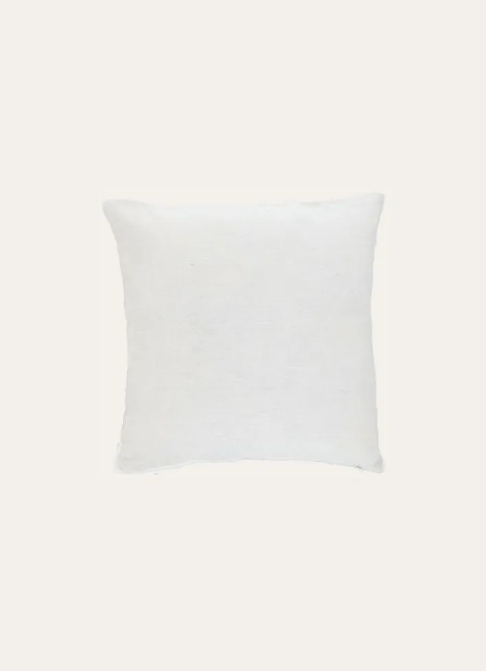 HOUSSE DE COUSSIN EN LIN LAVÉ BLANC
