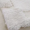 HOUSSE DE COUSSIN MOTIF GÉOMÉTRIQUE TUFTÉ ÉCRU