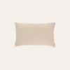 HOUSSE DE COUSSIN RECTANGULAIRE EN LIN LAVÉ BEIGE TAUPE