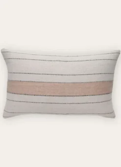 HOUSSE DE COUSSIN RUBEN TISSÉE EN COTON ET LIN MULTICOLORE