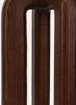 LAMPE SCULPTURE H68 CM MARRON