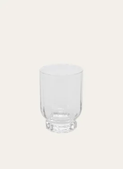 LOT DE 6 CHOPES BASSES EN VERRE TRANSPARENT