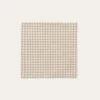 LOT DE 2 SERVIETTES DE TABLE EN COTON VICHY BEIGE