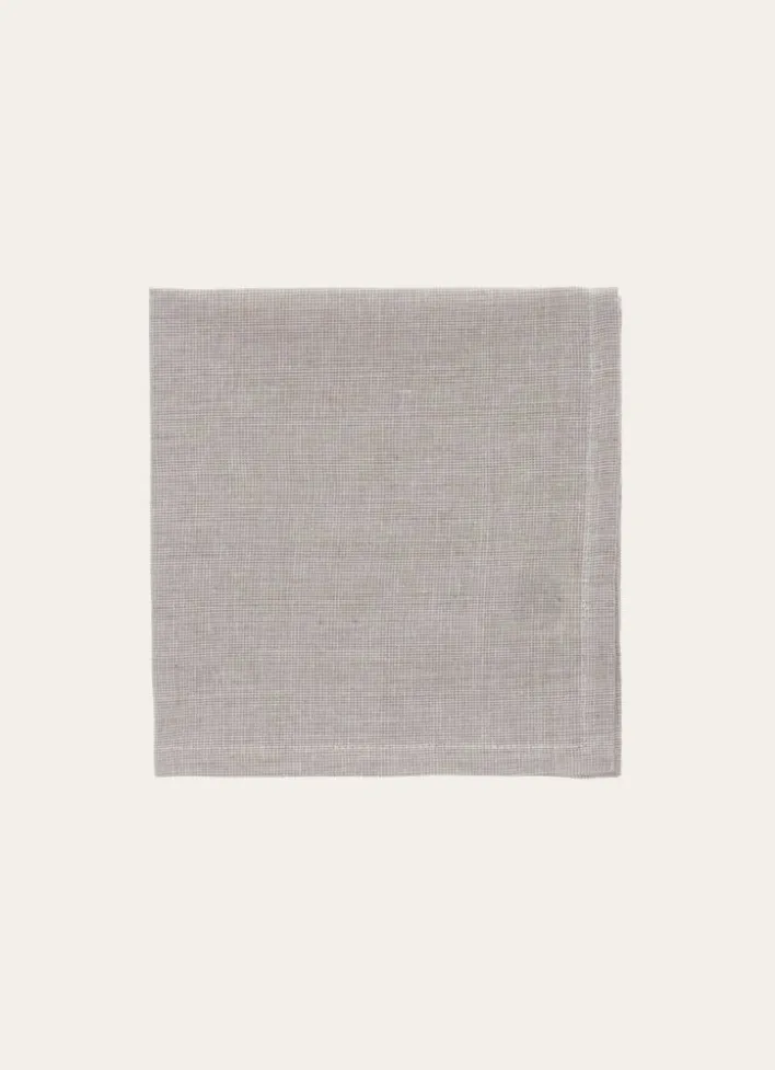 LOT DE 2 SERVIETTES DE TABLE TEXTURÉES BEIGE