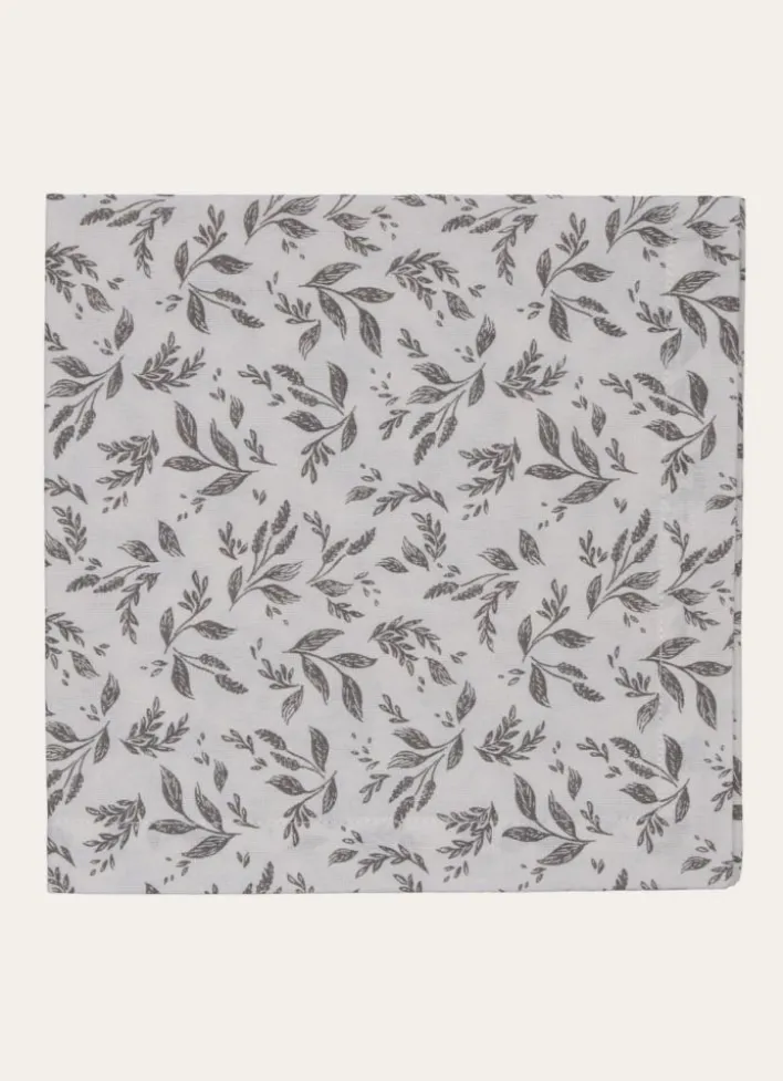 LOT DE 2 SERVIETTES EN COTON BLANC