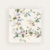 LOT DE 2 SERVIETTES EN TWILL DE COTON IMPRIMÉ FLOR MULTICOLORE/BLANC