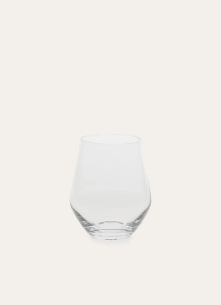 LOT DE 6 VERRES À VIN EN CRISTALLIN TRANSPARENT