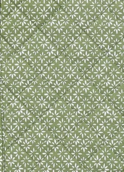 MANIQUE DE CUISINE À MOTIFS GÉOMÉTRIQUES vert