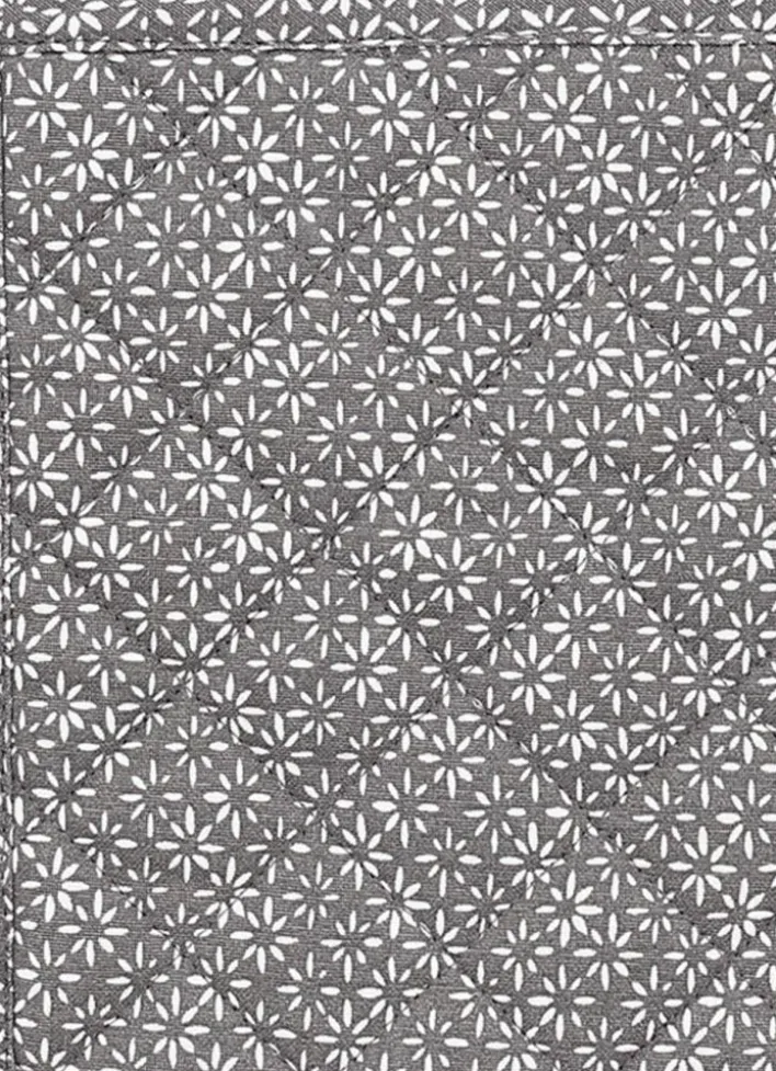 MANIQUE DE CUISINE À MOTIFS GÉOMÉTRIQUES GRIS