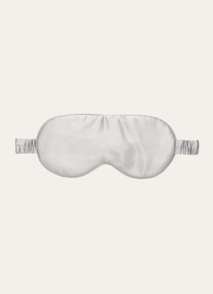 MASQUE DE NUIT PURE SOIE DE MÛRIER GRIS