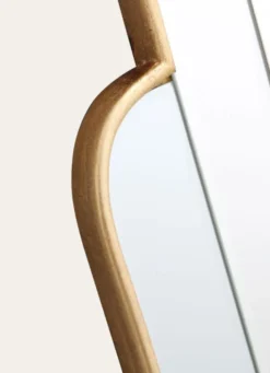 MIROIR ART DÉCO DORÉ