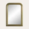 MIROIR FANTAISIE AVEC PICOTS EN RELIEF DORE