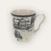 MUG EN GRÈS MOTIF HIVERNAL SYLVAINE GRIS