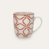 MUG EN PORCELAINE MOTIF ARABESQUEPAPRIKA