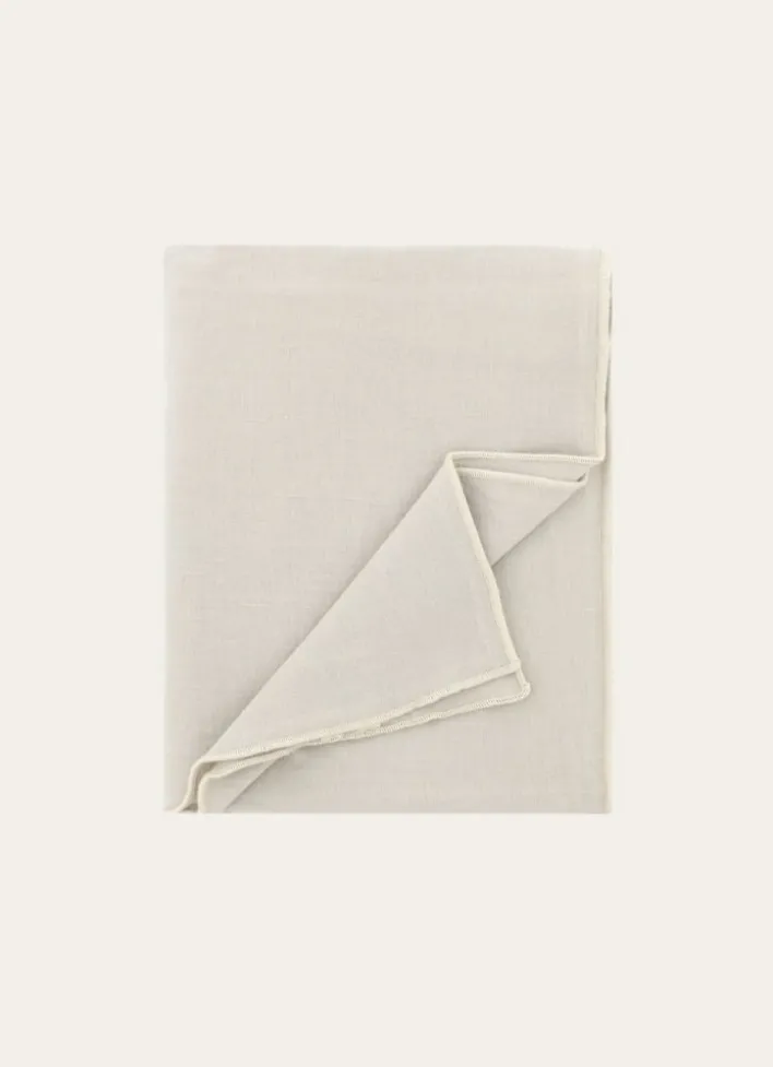 NAPPE COTON ET LIN FINITION BOURDON GRAND FORMAT MASTIC