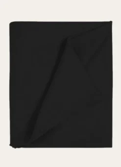 NAPPE COTON ET LIN FINITION BOURDON GRAND FORMAT NOIR