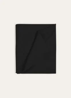 NAPPE COTON LIN FINITION BOURDON NOIR